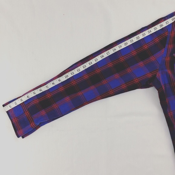 //A fine mess blue and red flannel// - Picture 5 of 5